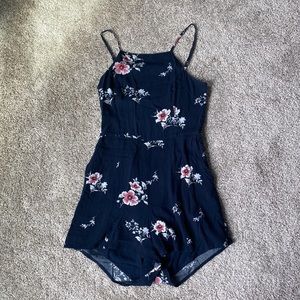 Patterned romper